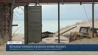 Some residents in Muskegon ‘concerned’ about expansion of popular restaurant on the beach