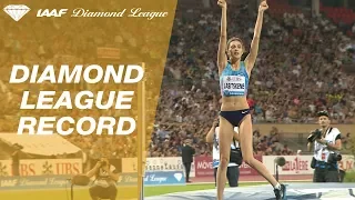 Mariya Lasitskene wins the Women's High Jump with a jump of 2.06 - IAAF Diamond League Lausanne 2017