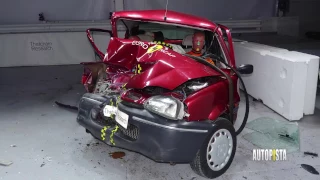 EURO NCAP CUMPLE 20 AÑOS realiza pruebas de autos nuevos y antiguos