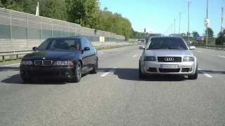 BMW M5 E39 VS Audi RS6 C5 - одна цель. подход разный.