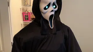 Gemmy Spirit Halloween 2011 Scream 4 Ghostface 6 Feet animatronic