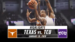 Texas vs. TCU Basketball Highlights (2019-20) | Stadium