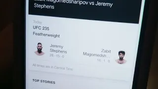 UFC 235 Zabit Magomedsharipov vs Jeremy Stephens Live Reaction