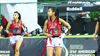 DIANA FLORES, quarterback of the Mexico Women's National Flag Football team highlights