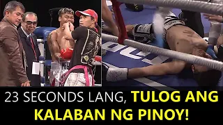 23 Seconds Lang, Tulog ang Kalaban ng Pinoy!