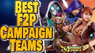 Best Beginner F2P Campaign Teams/Characters for Heroes, Villains, Nexus & Doom - Marvel Strike Force