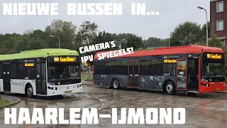Nieuwe Elektrische Bussen (zonder spiegels!) in Haarlem-IJmond! | #busleven