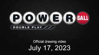 Powerball Double Play drawing for July 17, 2023