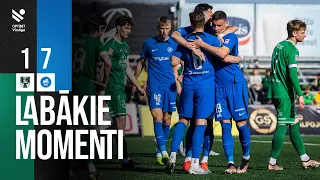 11. kārta: FK Tukums 2000/Telms 1:7 RFS (Labākie momenti)