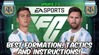 EA FC 24 - BEST ARGENTINA Formation, Tactics and Instructions