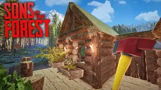 Mit DER FREUNDIN eine BASE BAUEN! | SONS OF THE FOREST