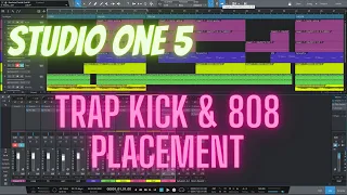 Studio One How to make Trap 808 and Kick patterns