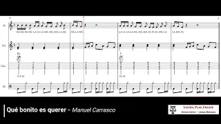 Manuel Carrasco - Que bonito es querer (con notas)