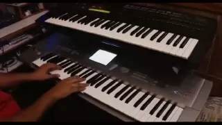 Whitney Houston's electric piano with KORG Trinity and Yamaha DX7 II-D