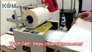 Máy cán màng nguội A3 - Cán màng nhiệt HUPU-5002Z II Kom Việt Nam - Máy cán màng nhiệt giá rẻ