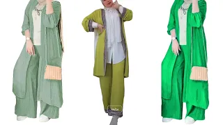 تفصيل وخياطة اونسومبل صيفي للمحجبات يلبس .L.XL.XLL رائع 🥳 /sewing hijab