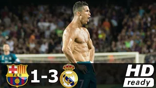 Barcelona vs Real Madrid 1-3 All Goals And Highlights Super Cup 2017