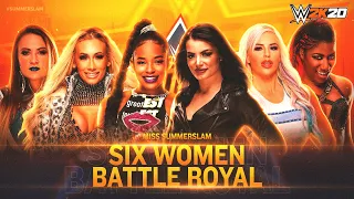 WWE 2K20 Universe  - Summerslam - Six Woman Battle Royal - Winner gets future championship match