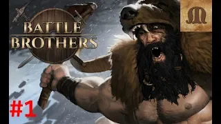 Let's Play Battle Brothers: Warriors of the North - Peasant Militia p.1 (Expert)