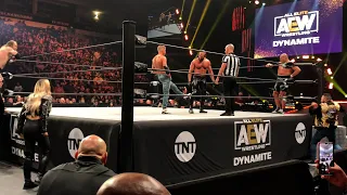 Fancam: Orange Cassidy & Tomohiro Ishii vs Butcher & The Blade AEW Dynamite live 11.17.21 CHAOS