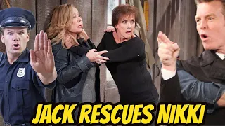 Jack rescues Nikki from Jordan's surprise attack The Young And The Restless Spoilers Next Week 5-9