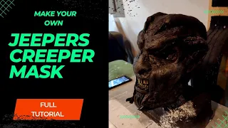 Make Your Own Jeepers Creepers Mask! Full Tutorial!