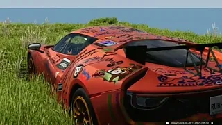 Mountain jump Cars Crashes  Hi Speed Cars BeamNG Vikki gamer