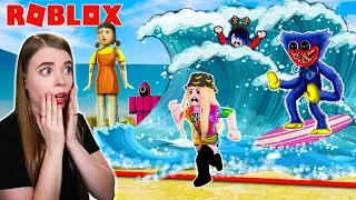 UCIEKAMY PRZED OGROMNYM TSUNAMI W ROBLOX ❗🌊