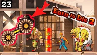 Машины против зомби #23 Новые видео игры Ерн ту Дай 2 Earn to Die  прохождение игры