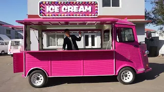 Food truck for ice cream selling