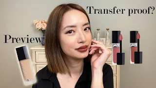 Dior Forever Liquid Matte Lipsticks Review | Forever Foundation Preview