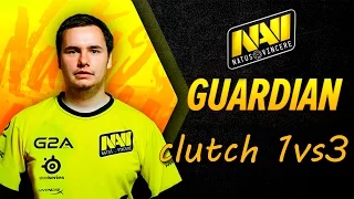 Na'Vi Guardian vs fnatic | clutch 1v3 | SL i-League StarSeries