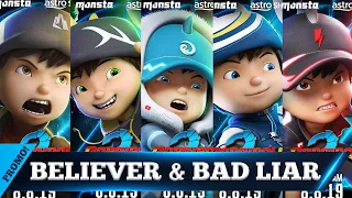 [Promo] Imagine Dragon - Believer & Bad Liar || Versi Boboiboy (Coverio Cover Parody)