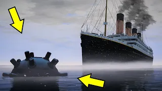 GTA 5 Titanic Crash Into Naval Mine (Titanic Sinking Scene) GTA 5 Titanic Underwater Footage