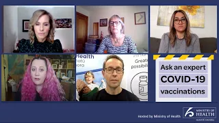 Ask an expert: COVID-19 Vaccination Super Saturday Chat | Ministry of Health NZ