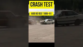 Audi 80 B3 CRASH TEST! #short #shortsvideo #shorts