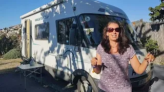 OurTour Look Around Their Hymer B544 Motorhome on a Campsite in Spain