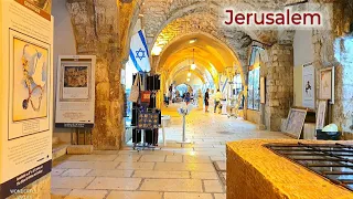 [4K] SUKKOT in JERUSALEM, Walking Tour, Ancient city, Zion Gate, King David's Tomb, Israel