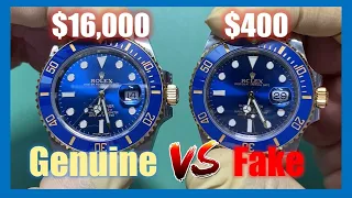 ROLEX Submariner(116613LB) Genuine VS Fake