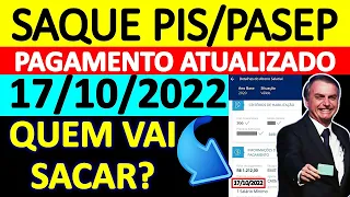 SAQUE PIS/PASEP LIBERADO 17/10/2022 - QUAL ANO BASE SERÁ PAGO? COMO SACAR O ABONO SALARIAL?