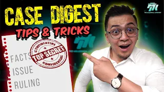 Case Digest Tips Na Sana Alam Ko Dati Pa!