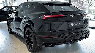 2022 Lamborghini Black - Exterior and interior Details (wildly styled super SUV)