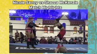 Nicole Savoy vs Shazza McKenzie at West Coast Pro Wrestling Match Highlights