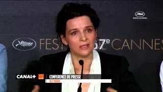 Cannes 2014 - Juliette Binoche : "Do you imagine playing a 20 years old role for a woman who's 40 ?"