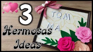 3 LINDAS IDEAS PARA LA REINA DEL HOGAR - Manualidades para regalar - Crafts to give to mom