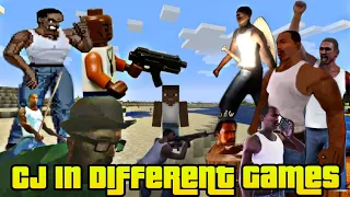 Carl Johnson(CJ) in 34 Different Games | CJ into the Multiverse?