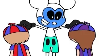 If BB and JJ were in FNATI / Five Nights At Treasure Island Animation