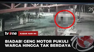 Viral Aksi Geng Motor Keroyok Warga Terekam CCTV di Asahan, Sudah Tak Berdaya Tetap Dihajar | tvOne