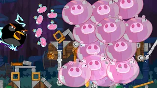 Angry Birds Classic - BLAST ALL PINK BUBBLE PIGGIES BY EXPLODING PINK CHEMICAL POISON SHORT FUSE!