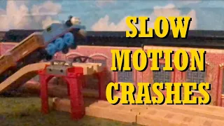 Thomas & His Friends Get Into Slow Motion Accidents & Crashes!!!